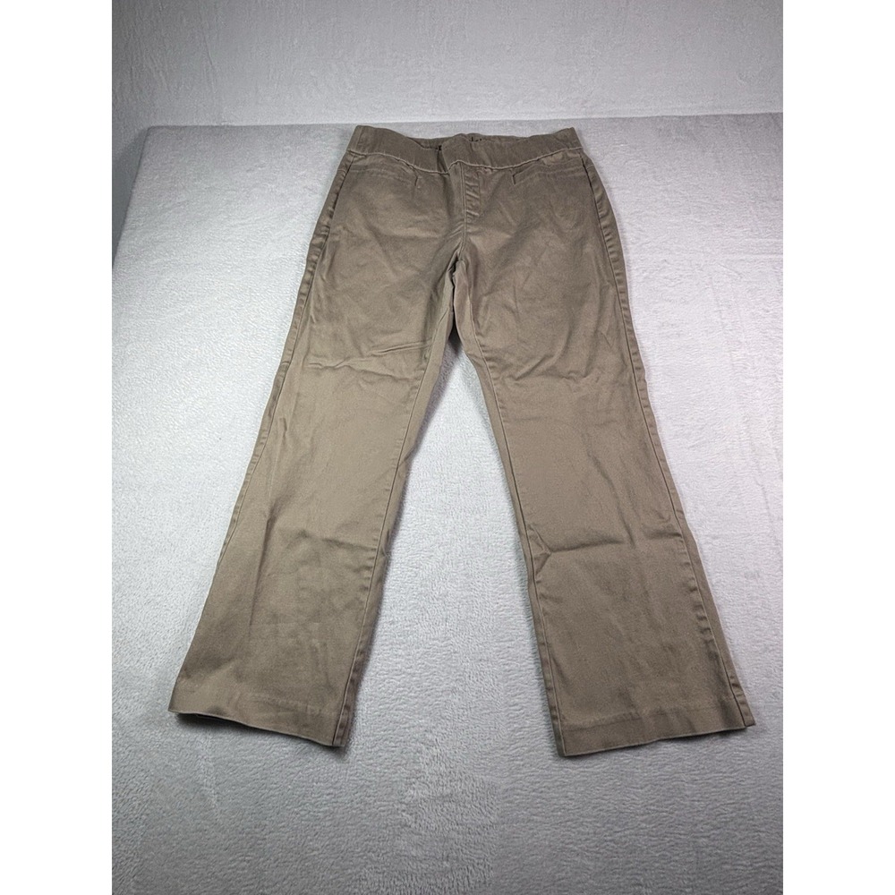 Lee Style Up Women's Jeans Size 14 Petite Regular Fit Stretch Beige Boot Cut